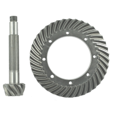 Коронна передача 39T/225 мм + вал-шестерня 9T/22T/228 мм / Kubota L1500/L2201/L2601/L3001 / 34160-4321-1