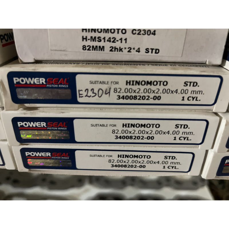 Поршневые кольца Hinomoto E2304, E2302! мотор MS142 Поршневые кольца Hinomoto E2304, E2302! мотор MS142