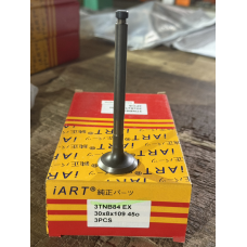 Клапан випускний Yanmar 3TNB84 EX - 30x8x109 - 45*