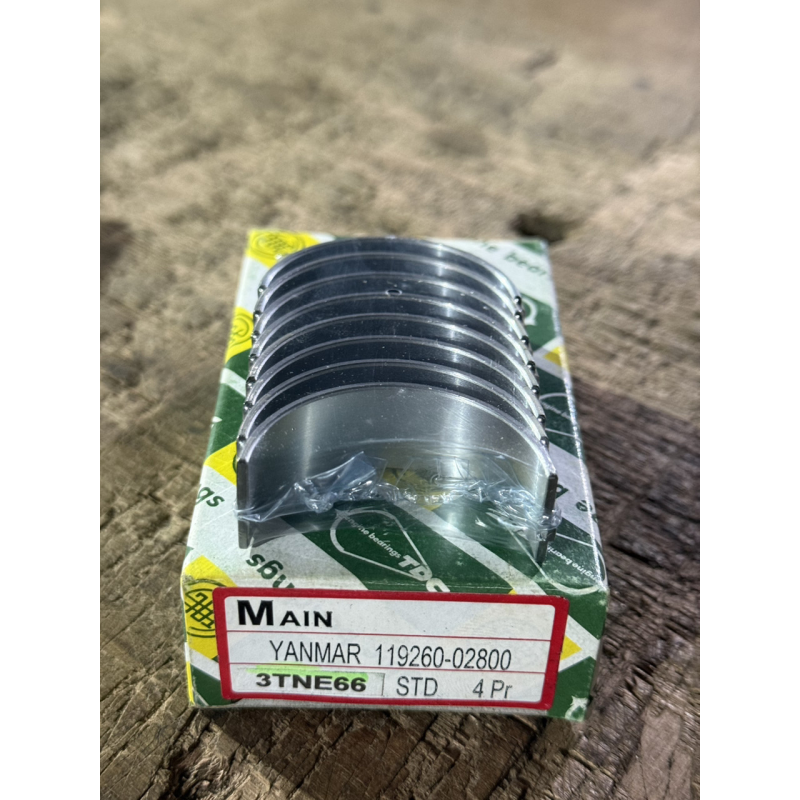 Вкладиші корінні Yanmar 3TNE66 - STD - 119260-02800