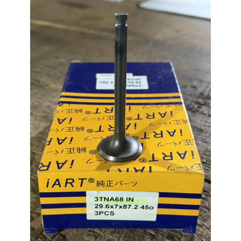 Клапан впускний Yanmar 3TNA68 IN - 29.6x7x87.2 - 45* Клапан впускний Yanmar 3TNA68 IN - 29.6x7x87.2 - 45*