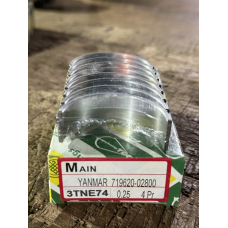 Вкладиші корінні Yanmar 3TNE74 - 3TNE72 - 0.25 - ремонтні