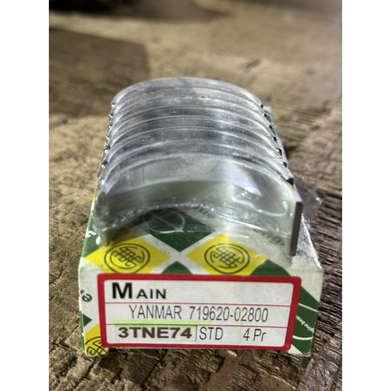 Вкладиші корінні Yanmar 3TNE74 - 3TNE72 - 3TNA72 - STD