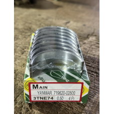 Вкладиші корінні Yanmar 3TNE74 - 3TNE72 - 3TNA72 - 0.50 - ремонтні