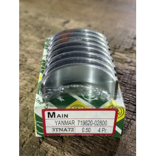 Вкладиші корінні Yanmar 3TNA72 - 0.50 - ремонтні