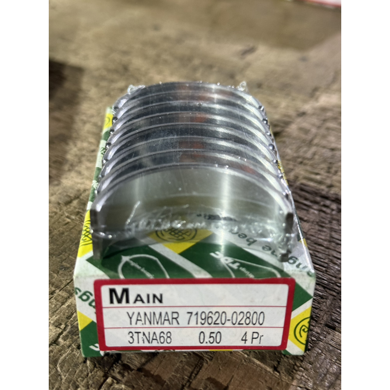 Вкладиші корінні Yanmar 3TNA68 - 0.50 - ремонтні Вкладиші корінні Yanmar 3TNA68 - 0.50 - ремонтні