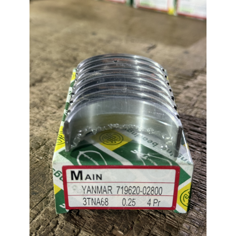 Вкладиші корінні Yanmar 3TNA68 - 0.25 - ремонтні Вкладиші корінні Yanmar 3TNA68 - 0.25 - ремонтні
