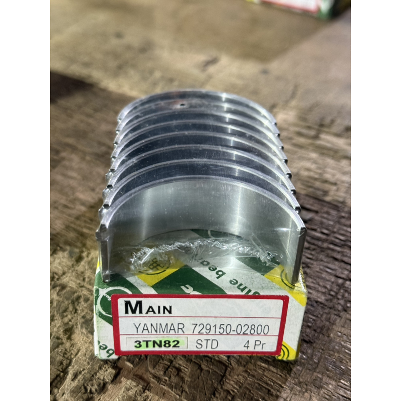 Вкладиші корінні Yanmar 3TN82 - STD - 729150-02800 Вкладиші корінні Yanmar 3TN82 - STD - 729150-02800