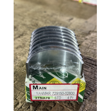 Вкладиші корінні Yanmar 3TNA78 - STD