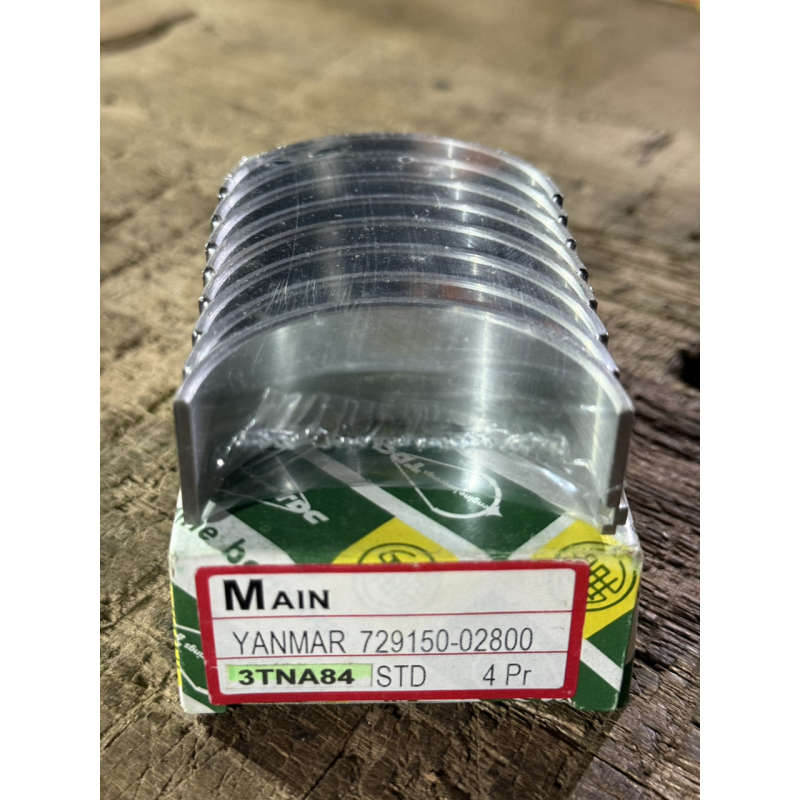 Вкладиші корінні Yanmar 3TNA84 - STD - 729150-02800 Вкладиші корінні Yanmar 3TNA84 - STD - 729150-02800