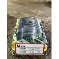 Вкладиші корінні Yanmar 3TNE68 - 3TNE66 - 3TNA66 - STD