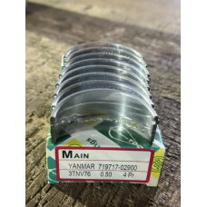 Вкладиші корінні Yanmar 3TNV76, 3TNV70 - 0.50 - ремонтні
