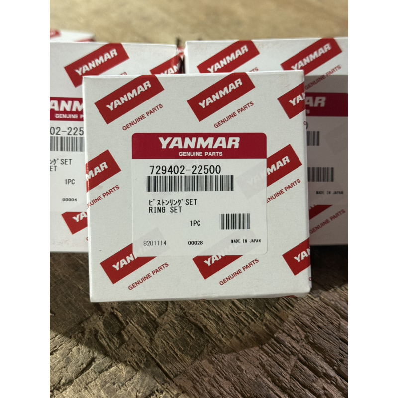 Кільця поршневі Yanmar 3TNB82, 3TN82, 3TNE82 - 82-2:2:4 - оригінал - 729402-22500