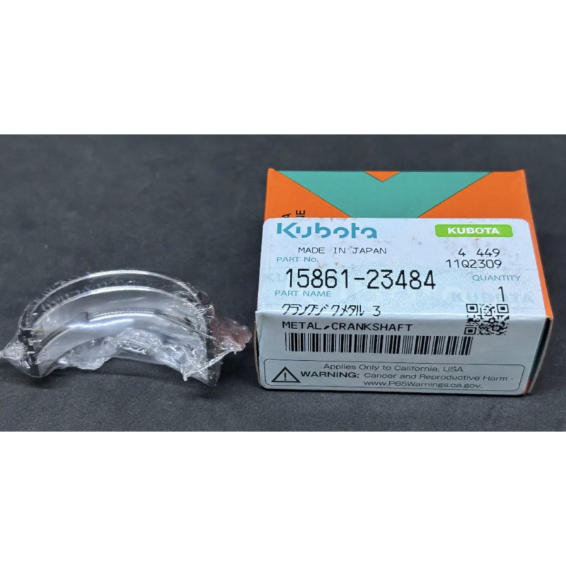 Вкладыш корня центральный Kubota D722 STD - оригинал - 15861-23484 Вкладыш корня центральный Kubota D722 STD - оригинал - 15861-23484