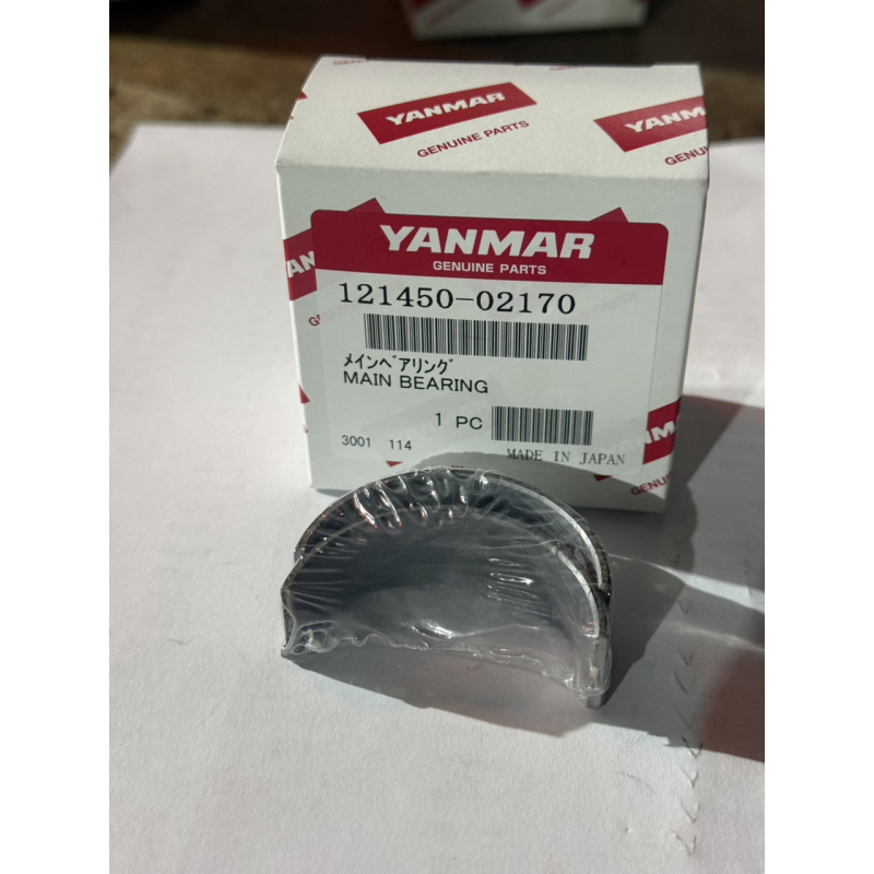 Вкладыш корень Yanmar YM1301-YM1601 второй шейка - оригинал Вкладыш корень Yanmar YM1301-YM1601 второй шейка - оригинал