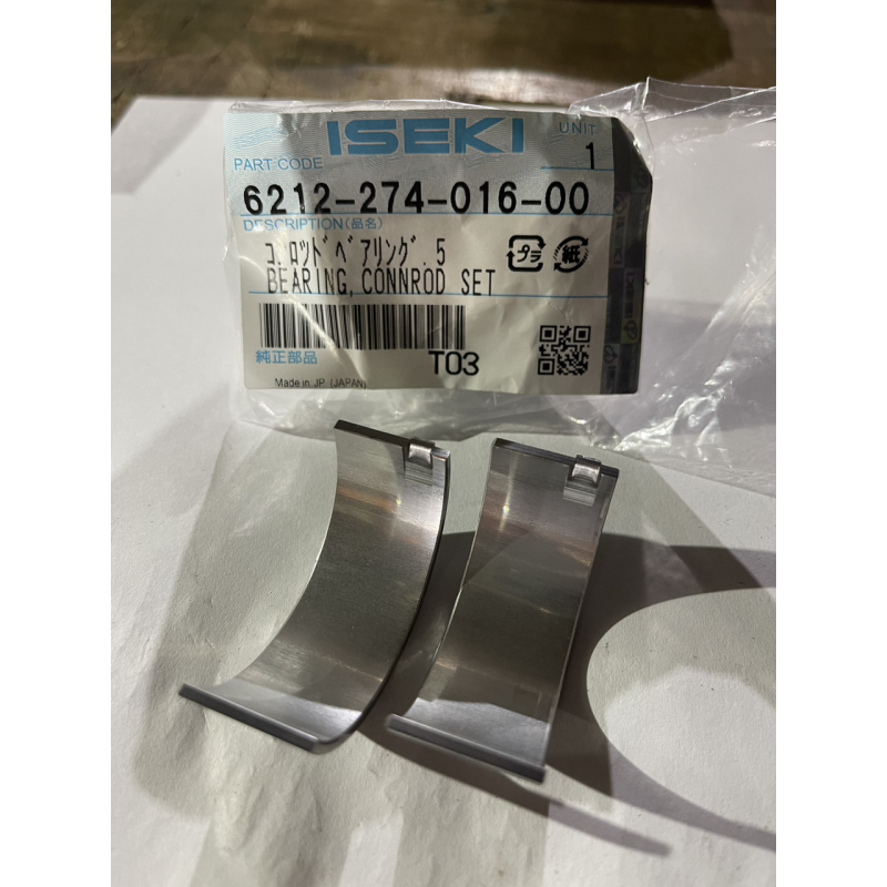 Вкладиш шатунний Iseki E3112 0,50 - 6212-274-016-00 Вкладиш шатунний Iseki E3112 0,50 - 6212-274-016-00